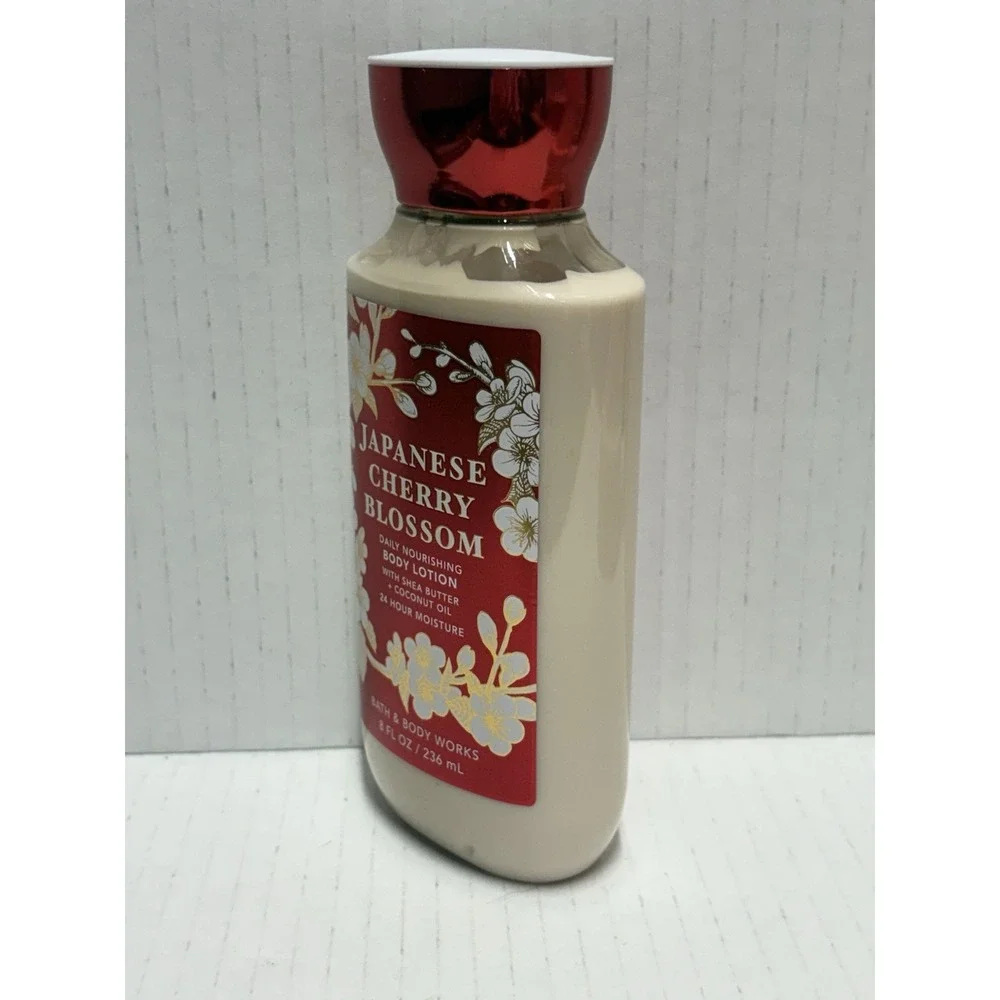 Bath & Body Works Japanese Cherry Blossom Daily Nourishing Body Lotion 8 oz. NEW